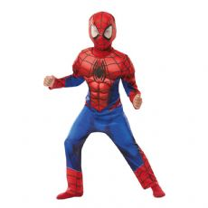 Brnekostume Spiderman Deluxe 140cm
