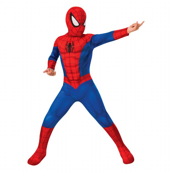Spiderman Dragt Deluxe 110 cm version 1