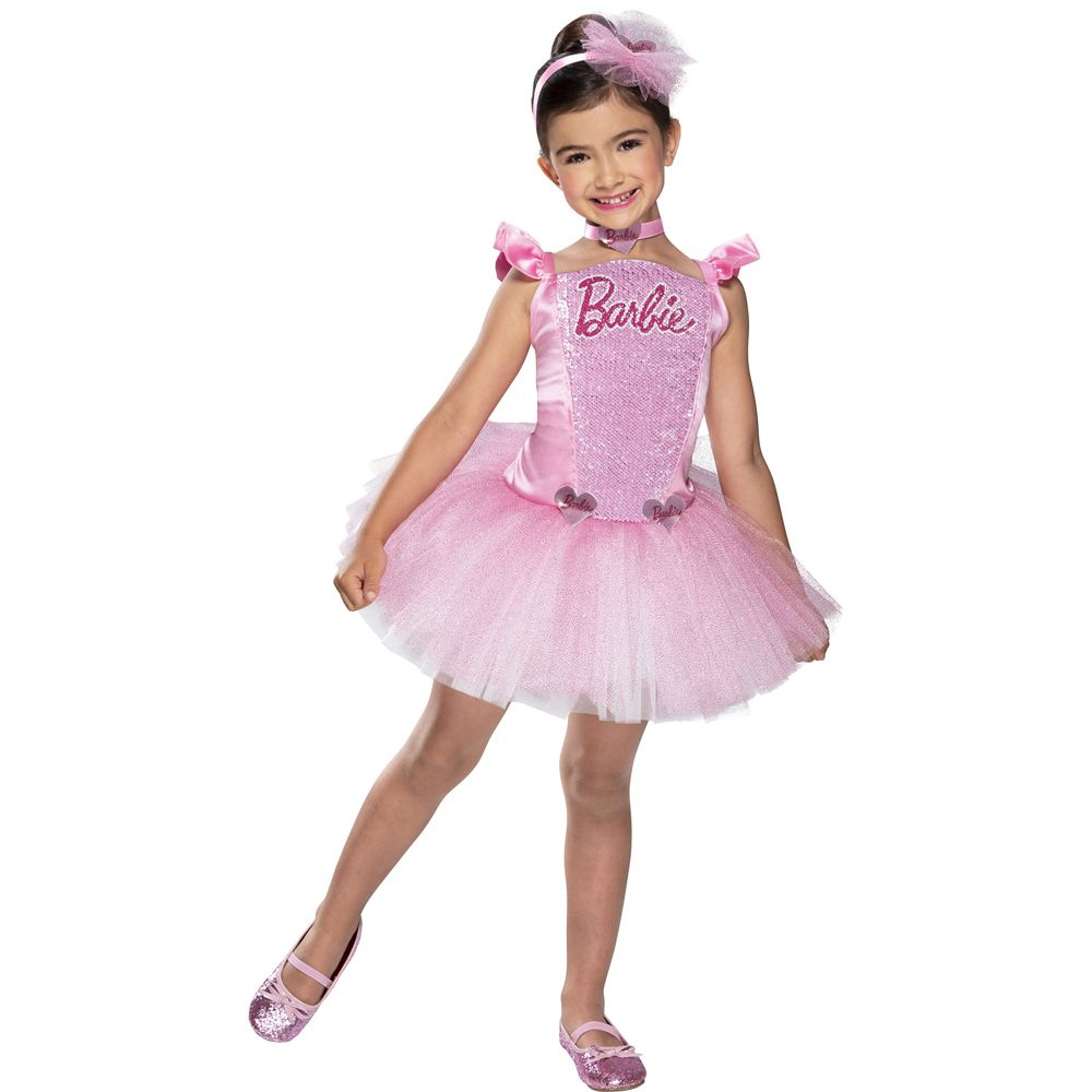 Barbie ballerina kjole str.122-128 cm