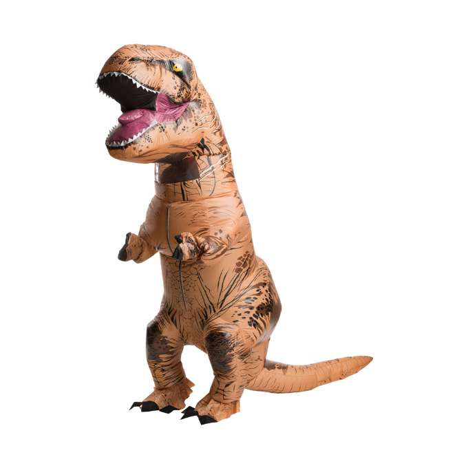 Oppustelig T-rex kostume Onesize Voksen version 1