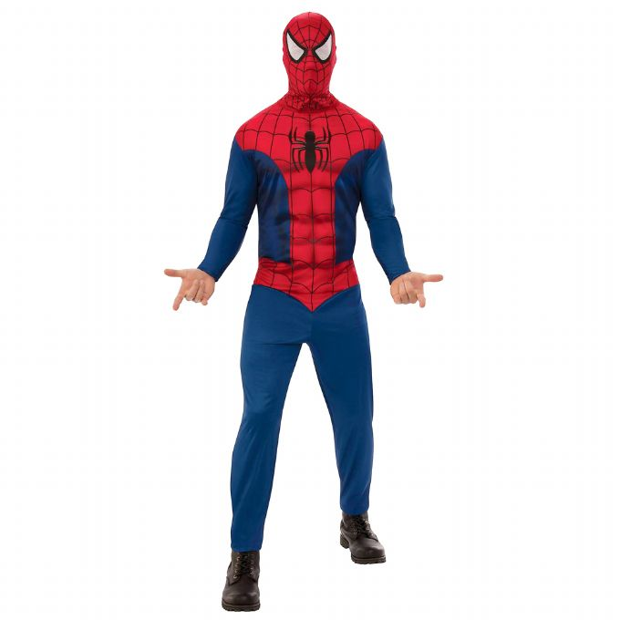 Voksenkostume Spiderman XL version 1