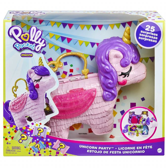 Polly Pocket Unicorn Party Playset version 2