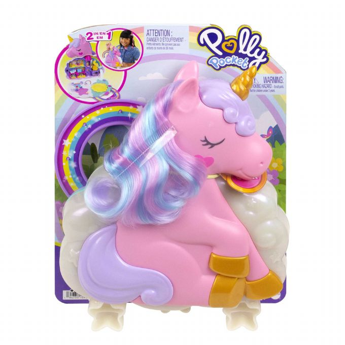 Polly Pocket Rainbow Unicorn Salon version 2