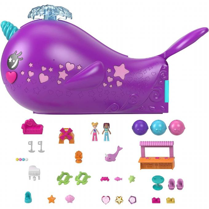 Polly Pocket Cove Adventure Narwhal version 1