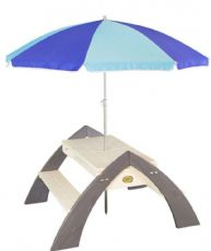 Delta havebnk med parasol