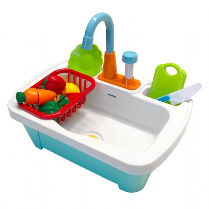Lek kjøkkenvask med tilbehør AXI sand/vann Lekekjøkken 936329