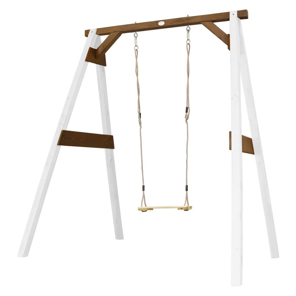 Keinusetti, 1 keinu, valkoinen/ruskea AXI Keinusetit 938309