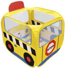 School bus with play balls