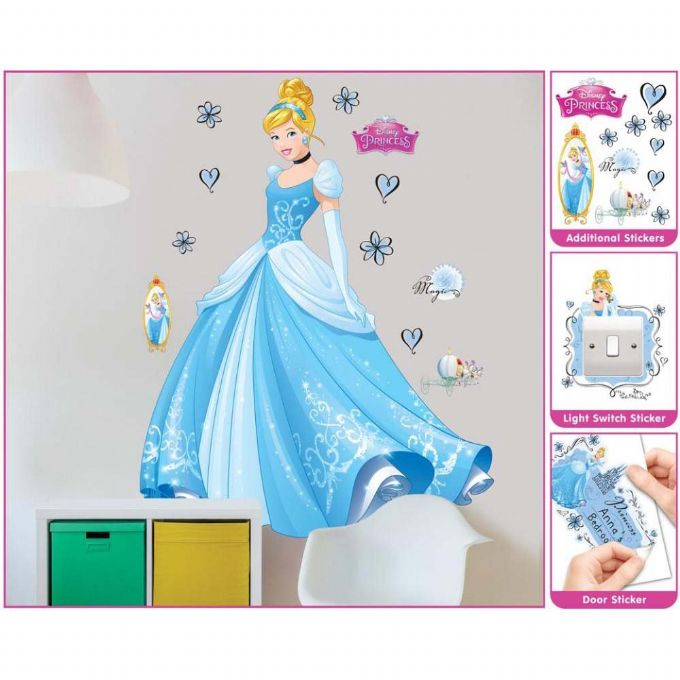Disney Princess Cinderella Large Character Room Sticker version 3
