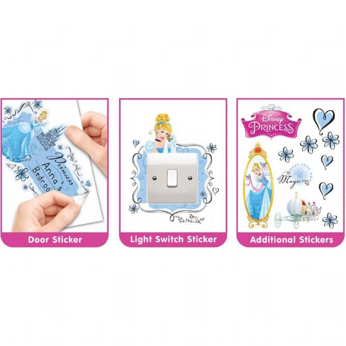 Disney Princess Cinderella Large Character Room Sticker version 4