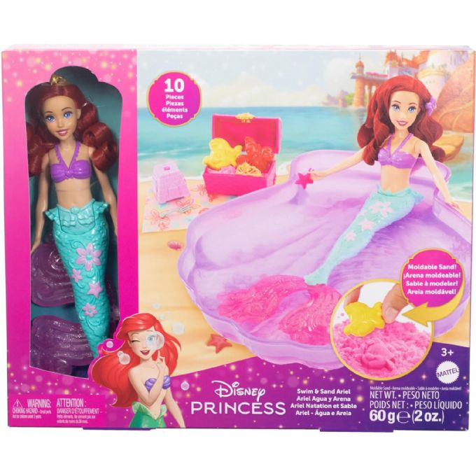 Disney Princess Ariel-nukke uima-altaalla version 2