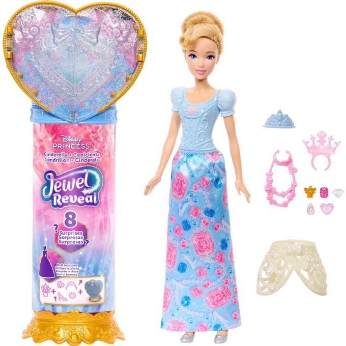 Disney Princess Dukke Reveal Askepott version 1