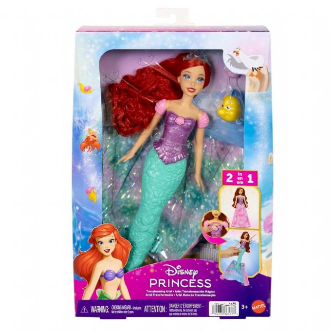 Disney Princess Transform Dukke Ariel version 2