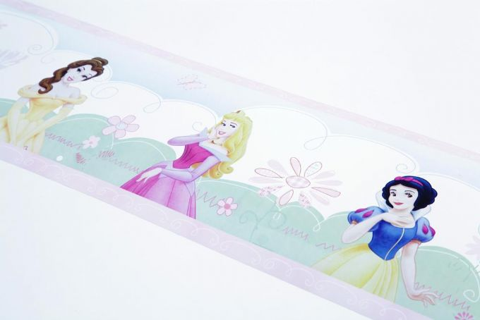 Disney prinsesse Blomster tapet border 15, version 4