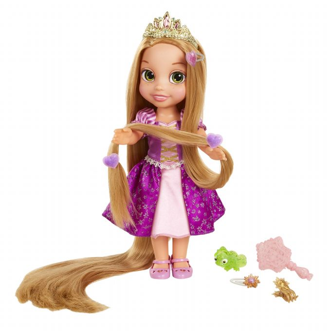 Prinsessa Rapunzel erikoispitkill hiuksilla version 5
