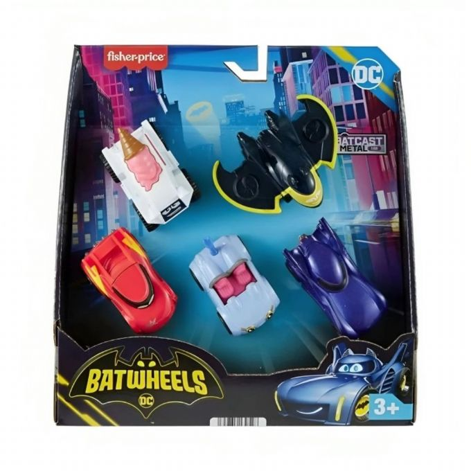 Batwheels Biler 5-pack version 2