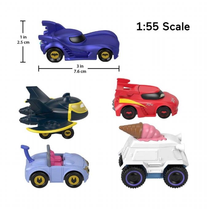 Batwheels Cars 5-pakning version 3
