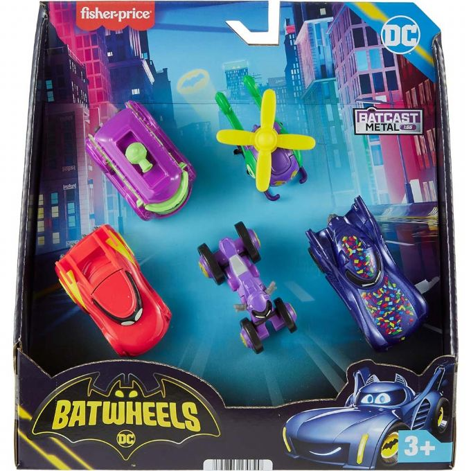 Batwheels Cars 5-pakning version 2
