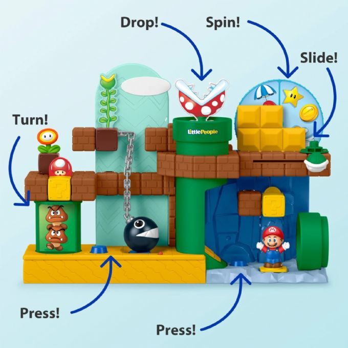 Little People Super Mario Playset version 3