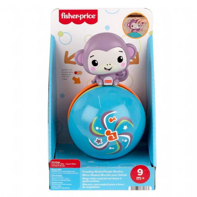 Fisher-Price Crawl + Go lilla abe version 2