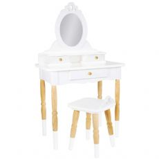 Honeybake Dressing Table with Chair