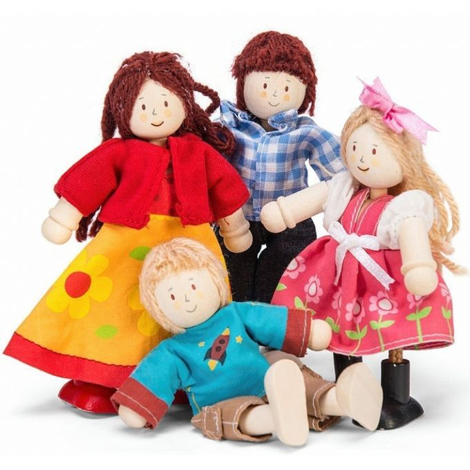 Dukkefamilie, 4 dukker version 1
