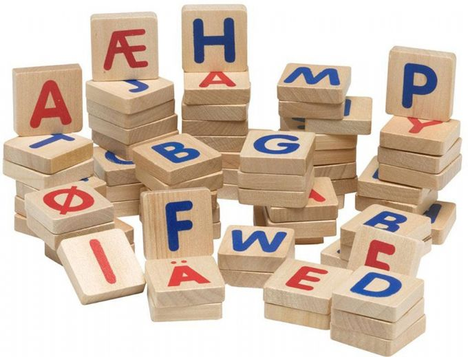 Magnetic letters in wood Incl. Oh, oh, oh version 1