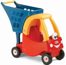 Coupe shopping cart red