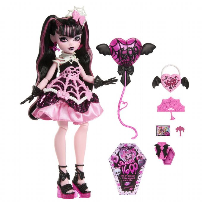 Monster High Birthday Draculaura Dukke version 3