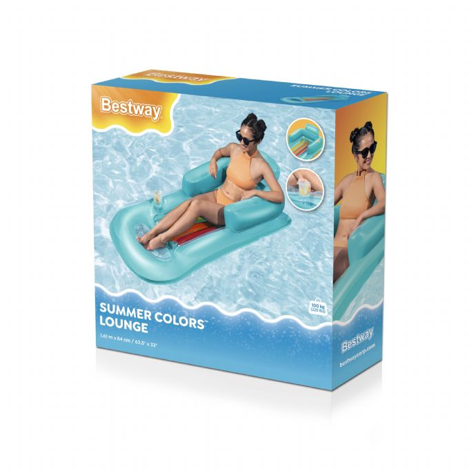 Muotilounge-kelluntatuoli turkoosi version 2