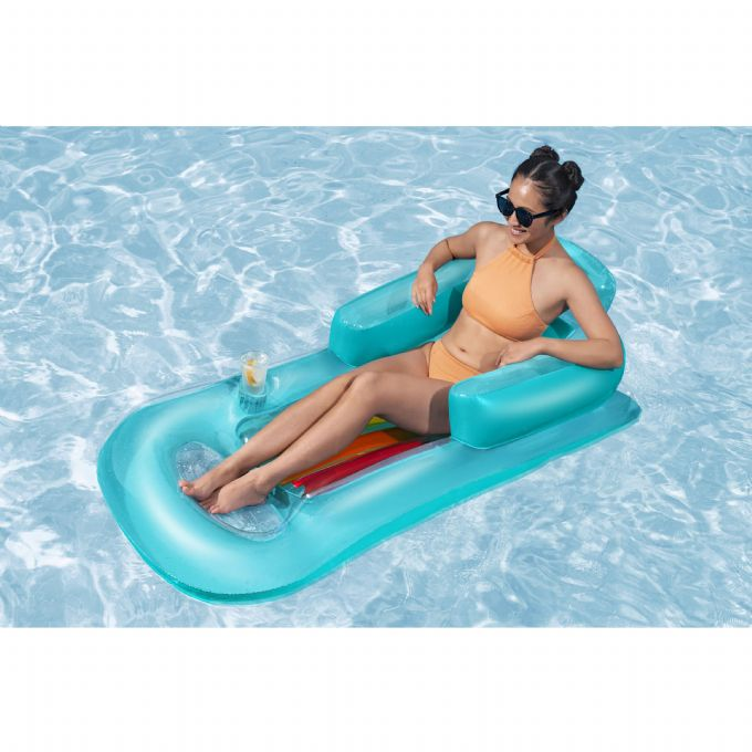 Muotilounge-kelluntatuoli turkoosi version 6