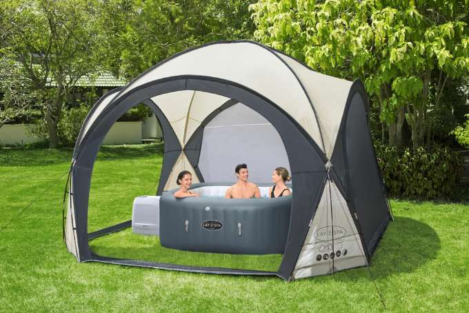 Lay-Z-Spa Covered Tent version 1