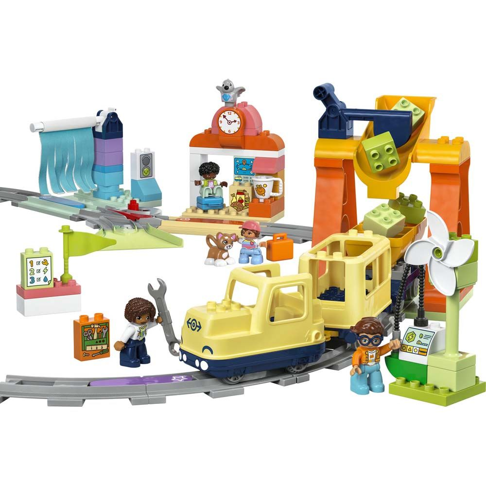 Suuri interaktiivinen paikallisjunajuna LEGO Rakennuspalikat Duplo 10428