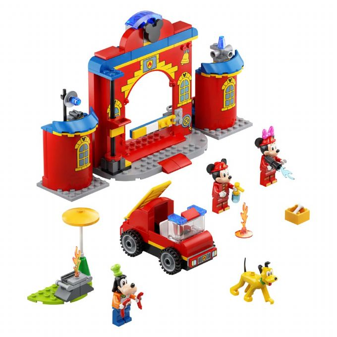 Mickey Mouse fire station and fire engine version 1
