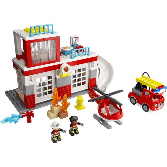 Brannstasjon og helikopter LEGO Duplo 10970 Byggeklosser