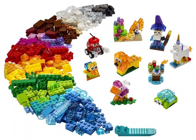 Se Kreative gennemsigtige klodser - 11013 - LEGO Classic hos Eurotoys