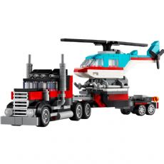 Block wagon with helicopter