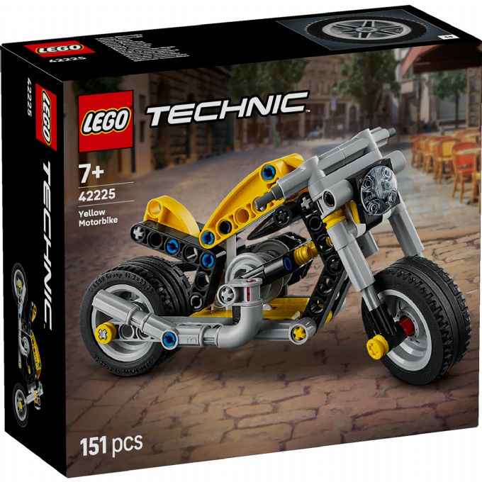 Gul motorcykel version 2