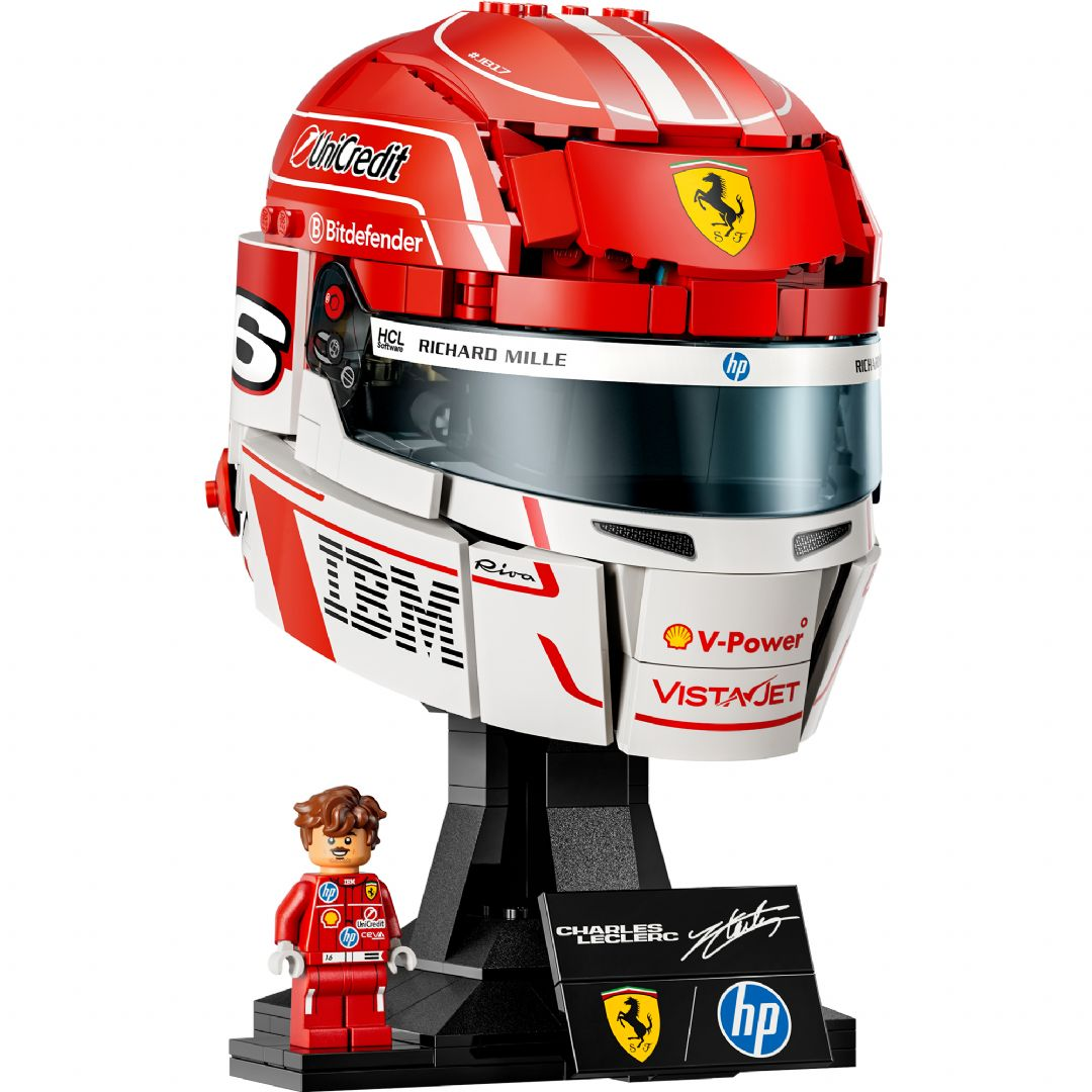 LEGO® Editions 43014 Scuderia Ferrari HP Charles Leclerc Hjelm - 886 Dele (14+år)