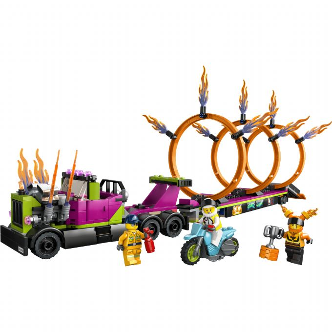 Stunt truck and rings of fire challenge version 1