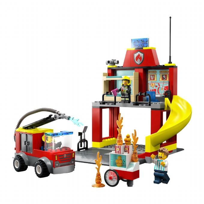 Brandstation och brandbil version 1