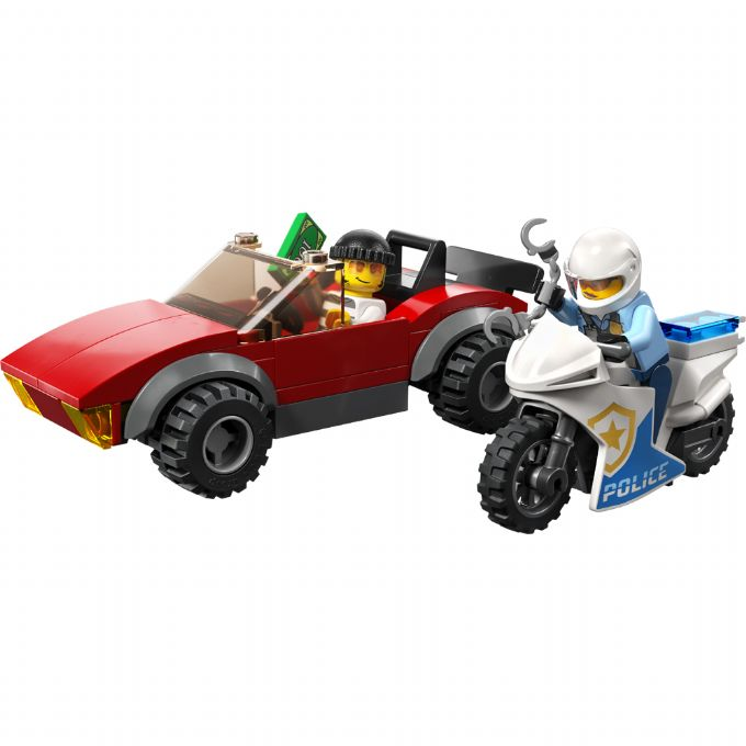 Moottoripyöräpoliisi takaa-ajossa (LEGO 60392)