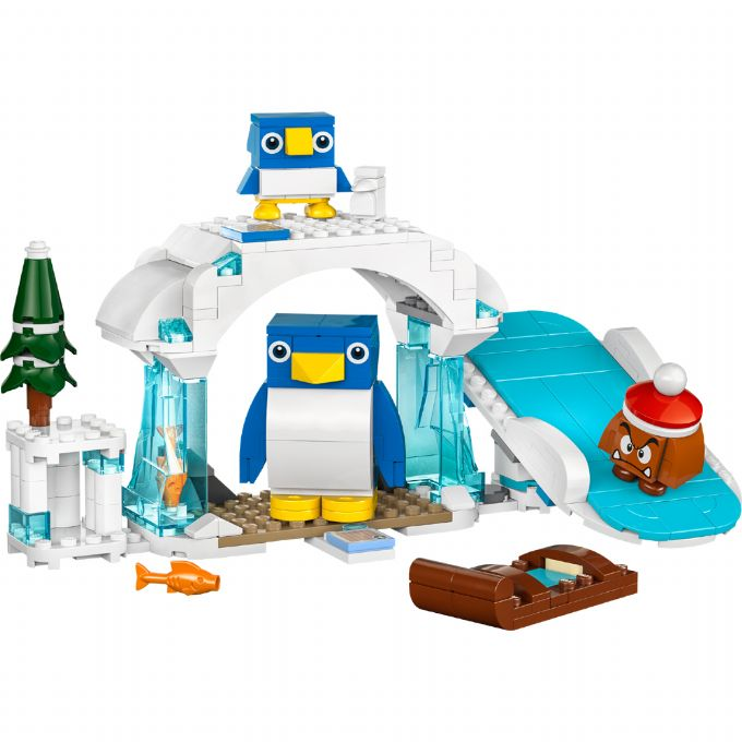 Die Pinguinfamilie auf Schneea version 1