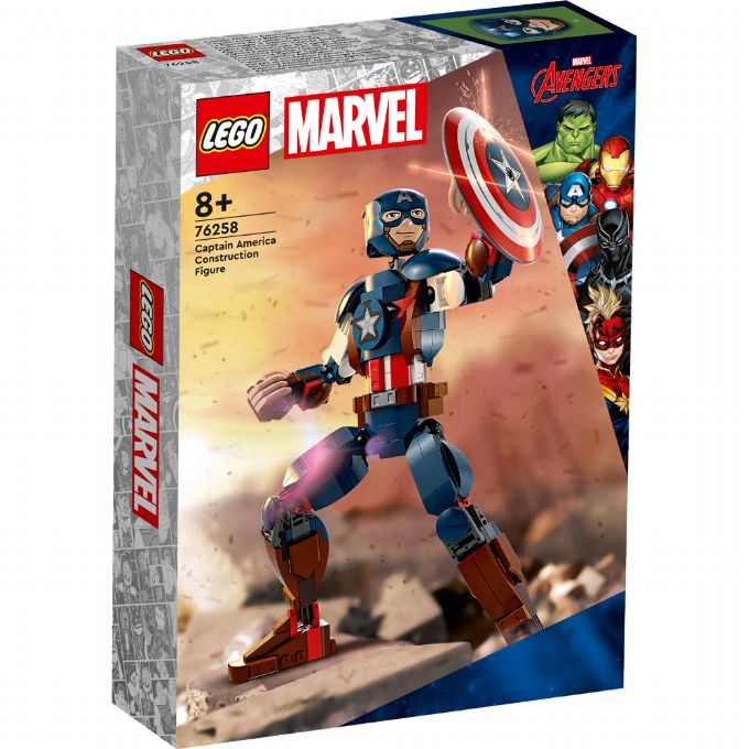 Bygg-det-sjlv-figur av Captain America version 2