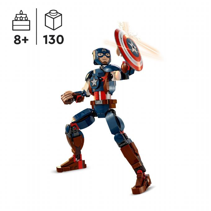 Build-it-yourself figure of Captain America version 3
