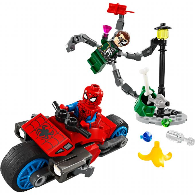 Motorradjagd: Spider-Man gegen version 1