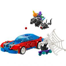 SpiderMans racerbil + Venom Green Goblin