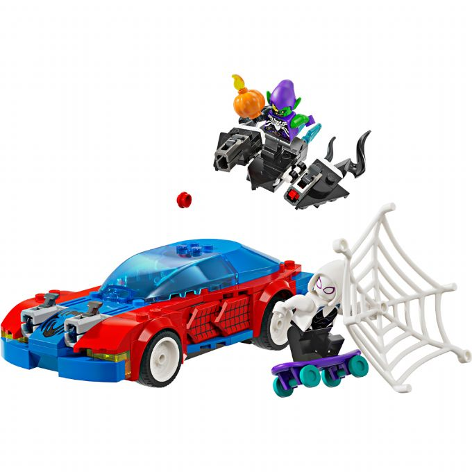 SpiderMans racerbil + Venom Green Goblin version 1