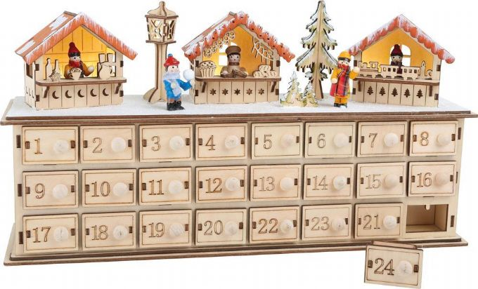 Christmas calendar Christmas market version 1
