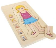 Wooden Puzzle Anatomy girl